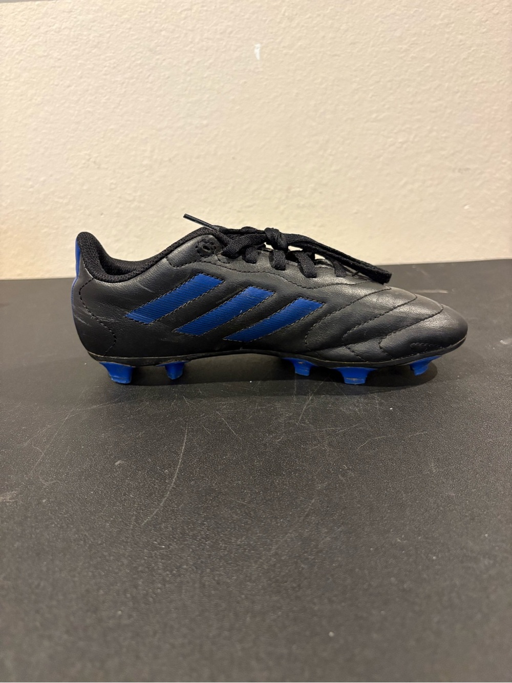 Adidas Goletto VIII FG Black Blue Athletic Soccer Cleats GX6906 Youth Size 3Y - Picture 5 of 11